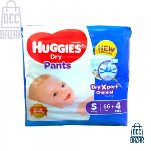 Huggies Dry Pants Baby Diaper S 4-8kg 60pcs