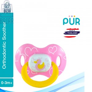 PUR Orthodontic Silicon Soother (0-3m+)