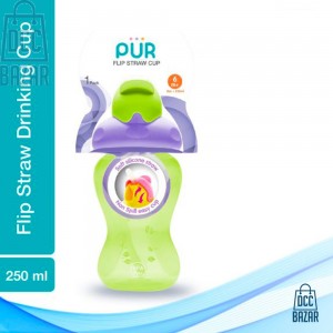 PUR Flip Flap Straw Cup 8oz./250ml. 