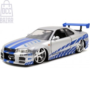 JADA 97158 Fast & Furious 124 Brian’s 2002 Nissan Skyline R34 Die-cast Car