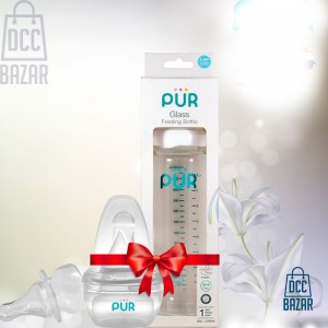 PUR Glass Feeding Bottle 8oz./240ml