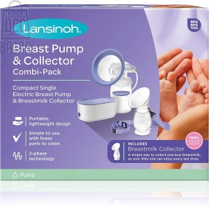 Lansinoh Compact Single Electric Combi Breast Pump & Breastmilk Collector