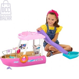 Barbie HJV37 Dream Boat Playset With Pool