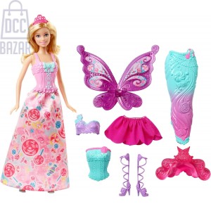 Barbie DHC39 Doll And Fairytale Dress-Up Set