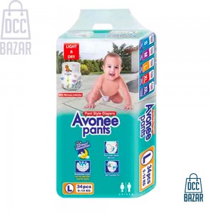 Avonee 4 Baby Diaper Pants L 9-14 kg 34pcs