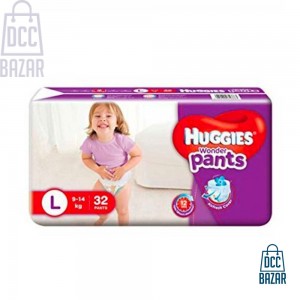 Huggies Baby Diaper WonderPants Pant L 9-14 kg 32 pcs