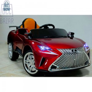 Electric Car 9688 Lexux 12V, Painting, Eva Wheel, Leather Seat, Swing, Dual Motor 