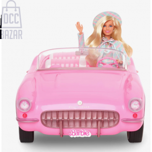 Barbie HPK02 Barbie The Movie, Pink Corvette Convertible