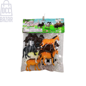 8 Piece Educational Animal Figurines Toy Set for Kids - Realistic Plastic Animals