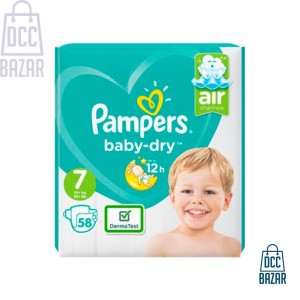 Pampers Baby Dry 7 Jumbo  Belt 15+ kg 58 pcs (UK)