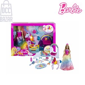 Barbie GTG01 Dreamtopia Doll And Unicorn