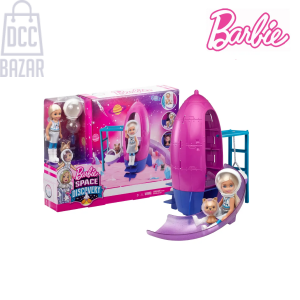 Barbie GTW32 Space Discovery Chelsea Doll & Rocket Ship-themed Playset