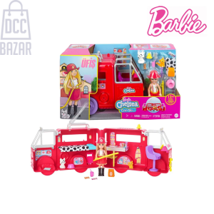 Barbie HCK73 Chelsea Fire Truck Playset 
