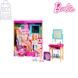 Barbie HCM82 Sparkle Mask Day Spa Playset