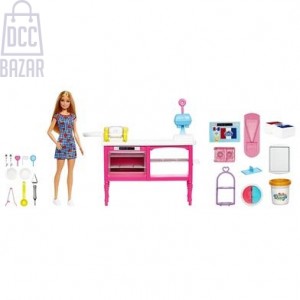 Barbie HJY19 Doll and Accessories It Takes Two Café