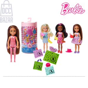 Barbie HKT81 Color Reveal Doll, Picnic Series