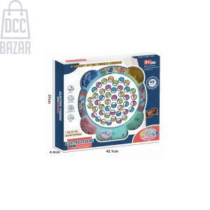 Catch of the Day Kids’ Fishing Game Set with 4 Fishing Rods & 45 Fish (Batteries Included) - JB071554
