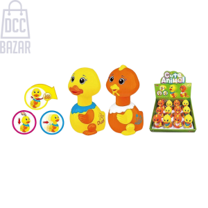 Colorful Press & Go Friction Animal Toy with Lights and Music
