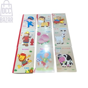 Colorful Wooden Cartoon Animal Puzzle for Toddlers (Ages 3+)