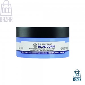 The Body Shop Blue Corn 3 In 1 Deep Cleansing Scrub Mask 100ml