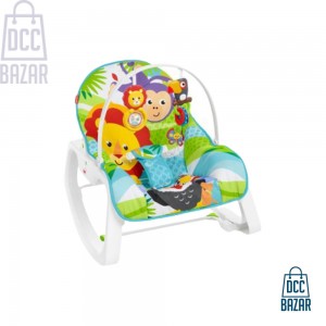 Fisher-Price Deluxe Infant-to-Toddler Rocker, Animal Kingdom