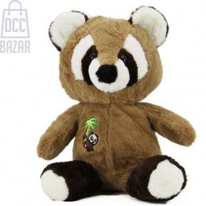 Dimpy 6300 Racoon Lying Tail Premium Fabric 40 cm