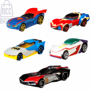 Hot Wheels HBY33 DC Universe Character Car 5-Pack