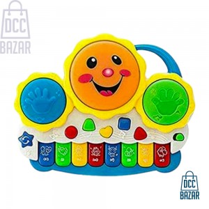 Drum Keyboard Musical Toy (Multicolor)