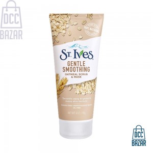 St. Ives Gentle Smoothing Oatmeal Face Scrub & Mask- 170g