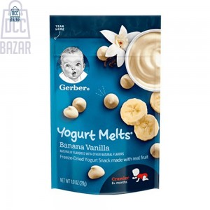Gerber Yogurt Melts Banana Vanilla 28G