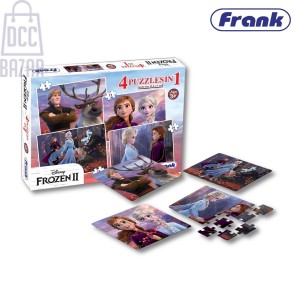 Frank 12909 Frozen II 4-in-1 Puzzles