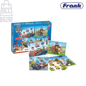 Frank 70302 Paw Patrol 4 In 1 Puzzles