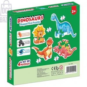 Frank 15401 Dinosaurs Shaped First Puzzles