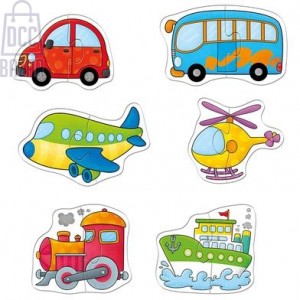 Frank 33807 Transport Set of 6 Puzzle