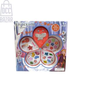 Frozen Flower Makeup Set for Kids - Washable Cosmetics, Pretend Play
