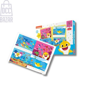 Funskool Baby Shark 4 in 1 Puzzle