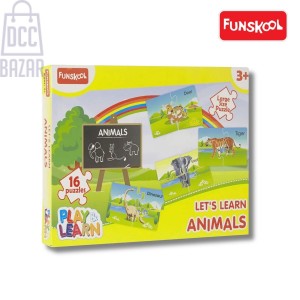 Funskool Play & Learn-Animals Puzzle