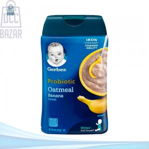 Gerber Probiotic Oatmeal Peach Apple Bundle 227gm