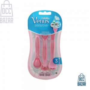 Gillette Venus Sensitive Women's Disposable Razor- 3pcs