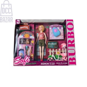 Glamorous Fashion Diva Doll Set Pretend Play Runway Fun