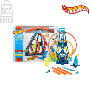 Hot Wheels GLC96 Track Builder Unlimited Triple Loop Kit