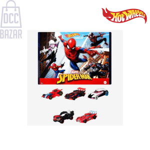Hot Wheels HBY36 Character Cars Spider-Man 5-Pack