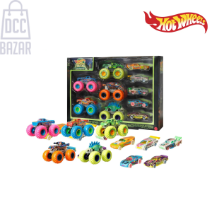 Hot Wheels HCB57 Monster Trucks GITD Bundle