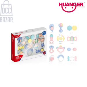 Huanger HE0112 Colorful & Engaging - Rattle Set for Sensory Exploration (0 Months+)