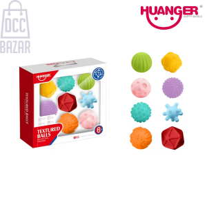 Huanger HE0235 Textured Sensory Ball Set for Baby's Development & Play (0-24 Months)
