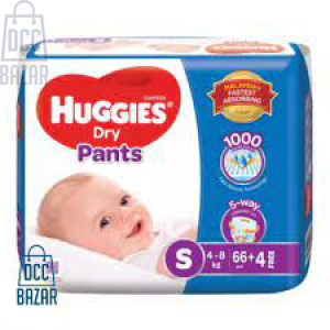 Huggies Dry Pant Diaper (M) Medium-64 Pcs (6-12 KG)