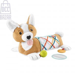 Fisher-Price HJW10 3-in-1 Puppy Tummy Wedge: Playful Support for Growing Babies
