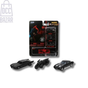 JADA 32043 Batman 3-Pack Nano Cars