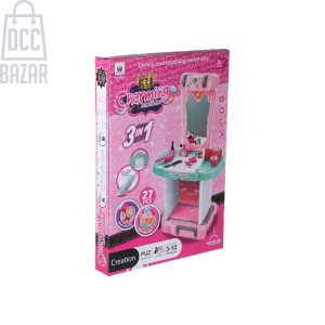 Kids' Glamorous Makeup Vanity Set with Lights and Sounds