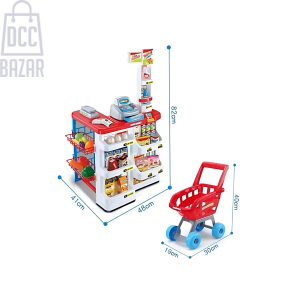 Kids' Supermarket Playset with Scanner & Play Food - Become a Mini Market Manager!